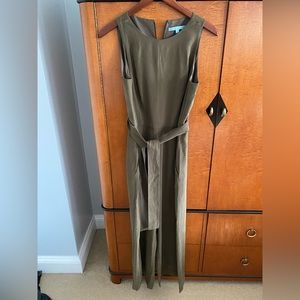 Gorgeous olive green Antonio Melani jumpsuit size 6.